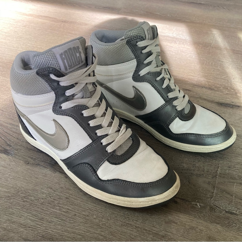 Nike Force Dunk Sky Hi Hidden Wedge Sneakers GUC